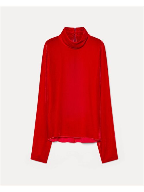 ROLLNECK SWEATER IN PLAIN VELVET FORTE_FORTE | 14346_my shirtF48M.2500 LOVE